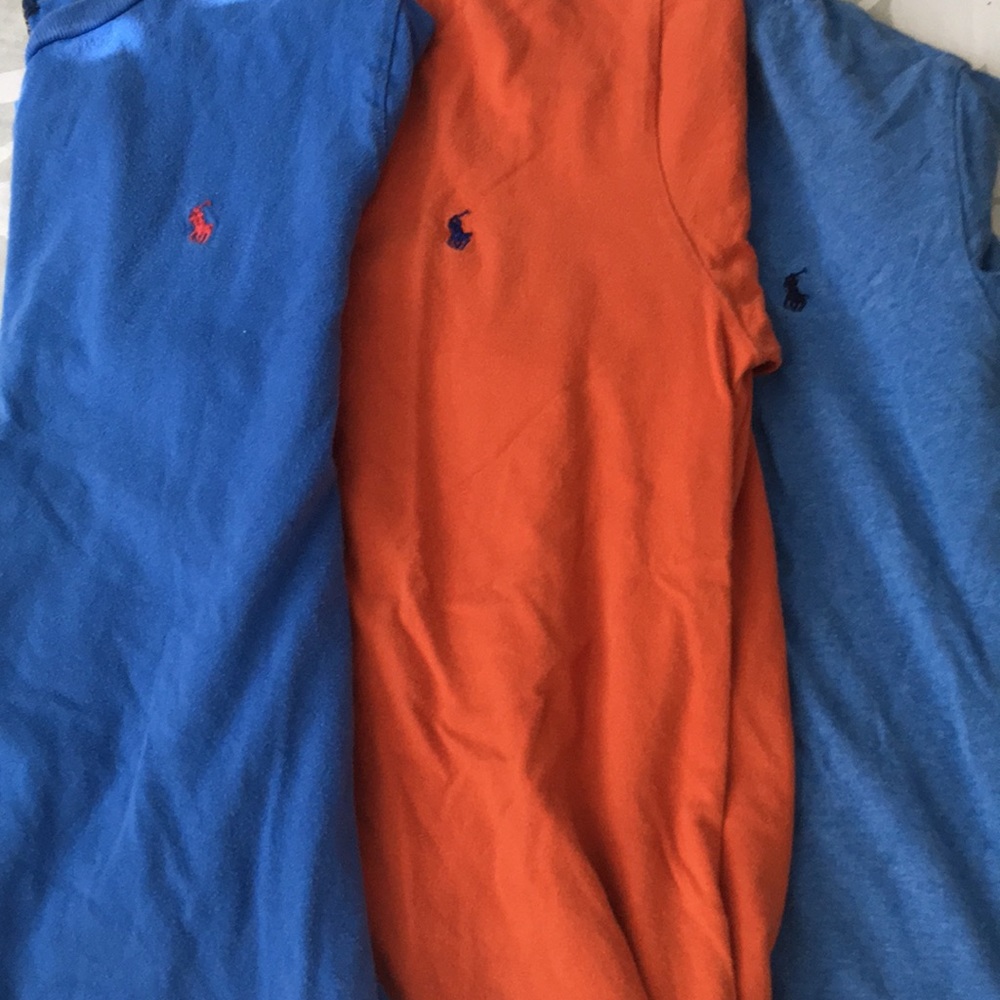 3 boys large 14,16 polo t shirts